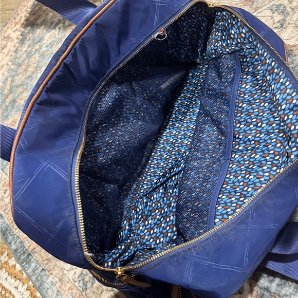 vera bradley preppy poly yoga sport bag - blue - Picture 7 of 10